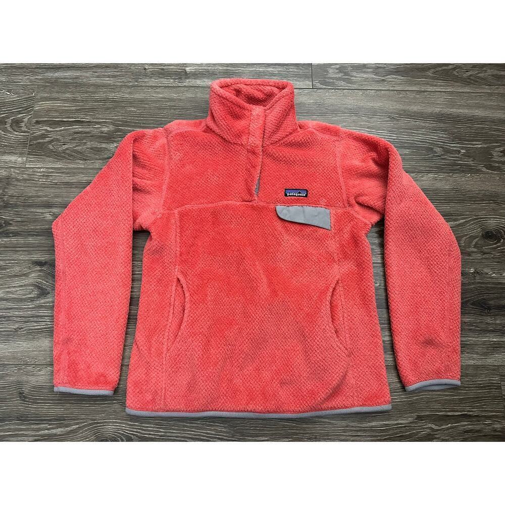 Patagonia Womens Re-Tool Snap-T Fleece Dragon Fruit - Pickled Ginger X-Dye Small